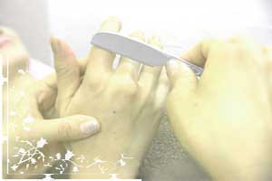 追加シェービング